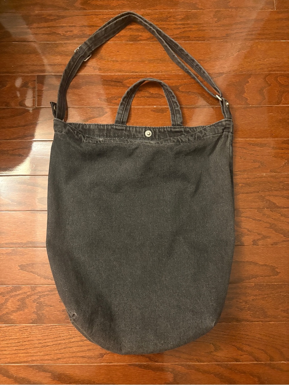 Baggu Black Denim Duck Bag
